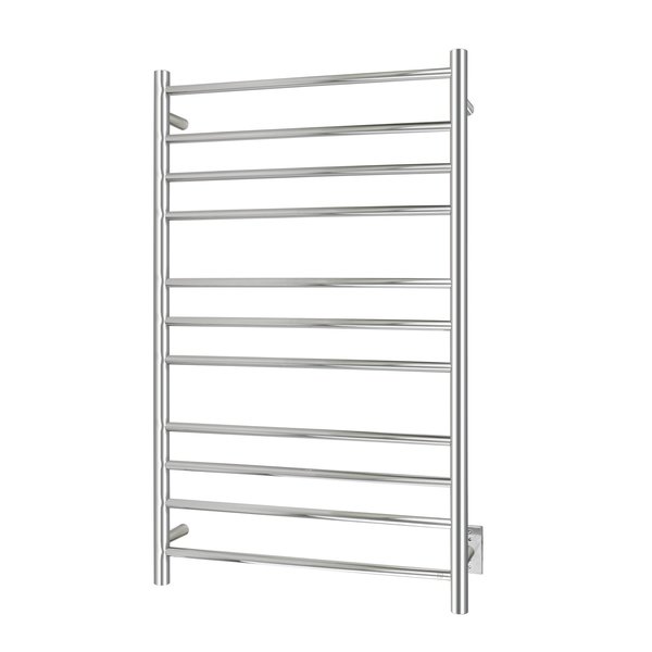 Warmlyyours Malta Towel Warmer, Polished, Hardwired, 11 Bars TWS4-MLT11PH